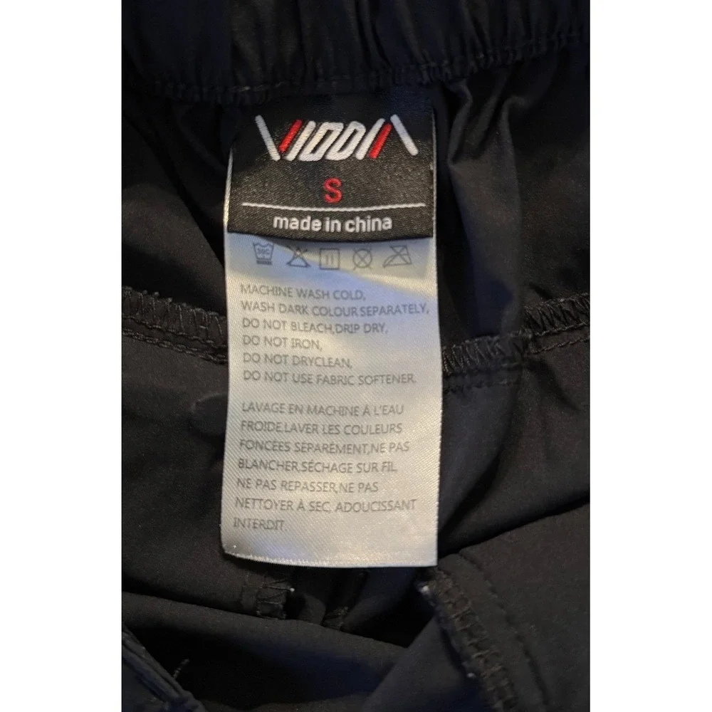 Viodia‎ Women Black Cargo Hiking Shorts Elastic Waist Quick Dry Utility Size S